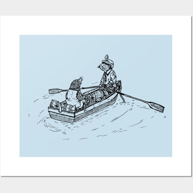 The Wind in the Willows Wall Art by JennyGreneIllustration